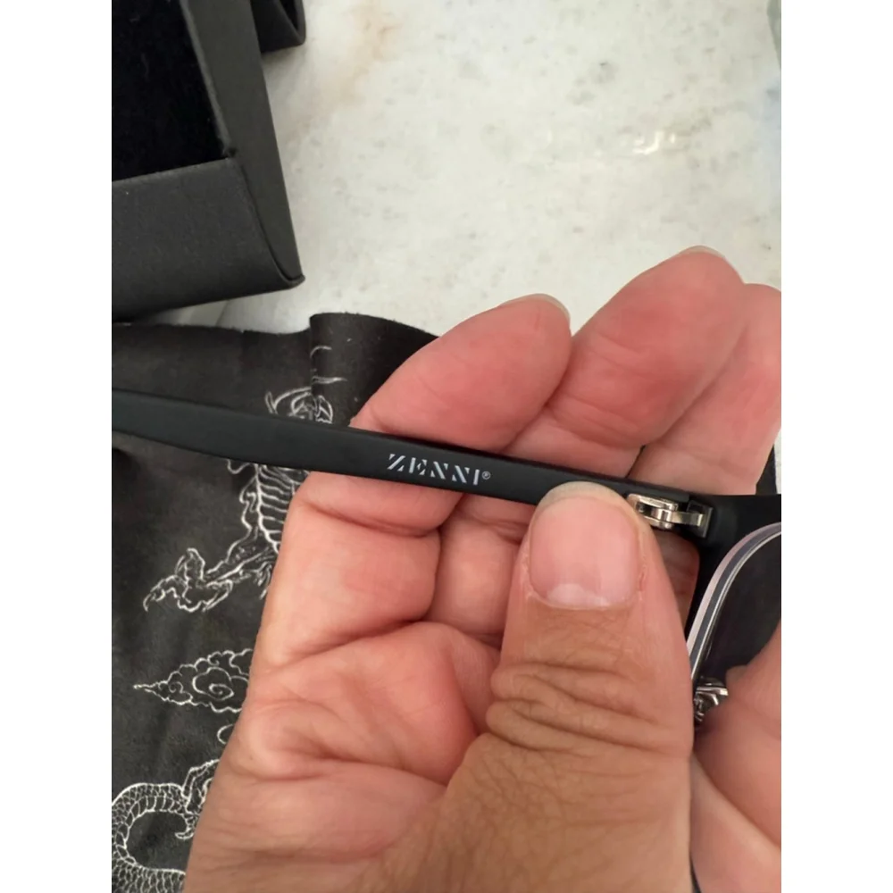 Zenni Black Glasses One Size